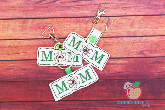 A Designer's Look at the Mom in the Hoop Keyfob