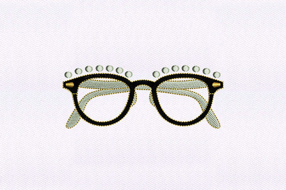 A Professional Review of the Transparent Sunglasses Embroidery Design