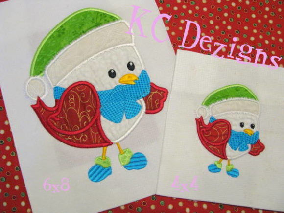 A Professional's Take on Christmas Bird Applique