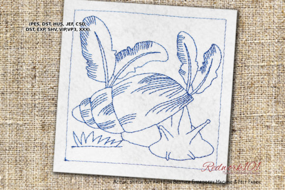Banana Rasp Snail: A Unique Bug Embroidery Review