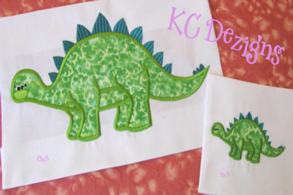 Cute Dinosaur 3 Embroidery Design for Craft Fair Products