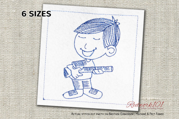 Cute Little Hunter: A Perfect Embroidery Design for Personalized Gifts