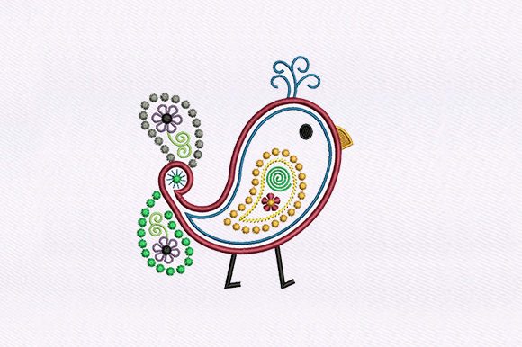 Detailed Mini Bird Design: Perfect for Handmade Personalized Gifts