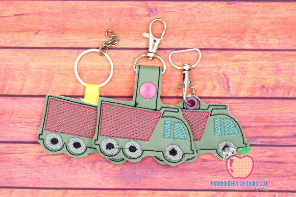 Dump Truck Keyfob Design: A Practical Embroidery Review