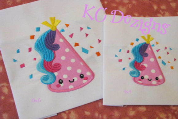 Embroidery Designer Review: Cute Unicorn Birthday Hat Applique