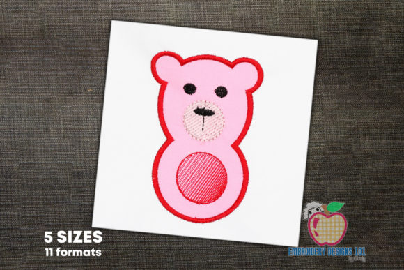 Evaluating a Bear Applique for Holiday Embroidery Projects