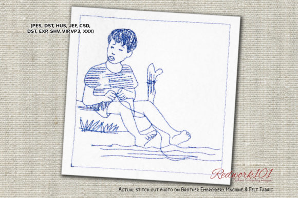 No Fishing Today Bluework: A Seasonal Embroidery Review