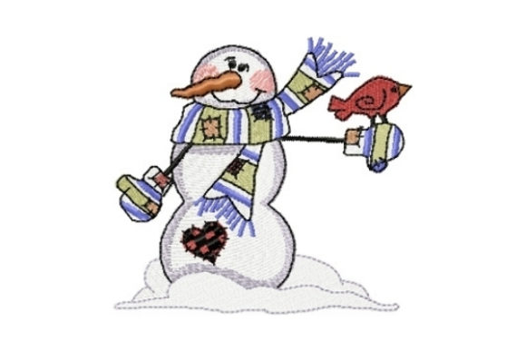 Snowman Bertie: A Cozy Winter Embroidery Design Review